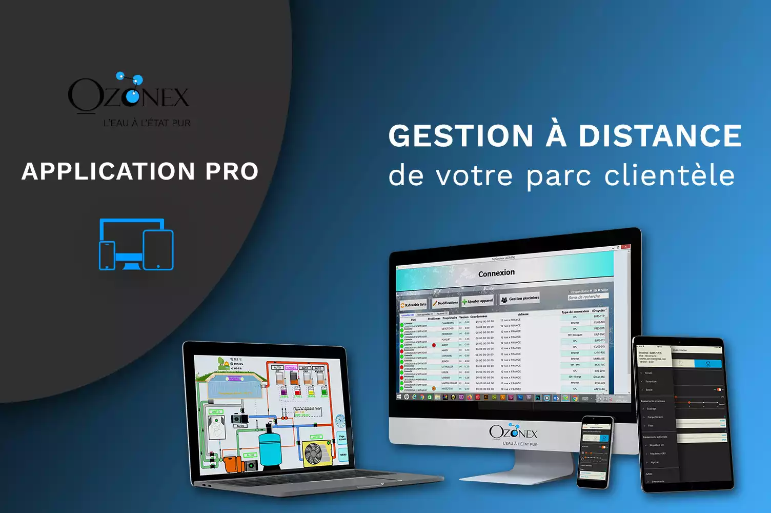 domotique regulateur automatique piscine distance