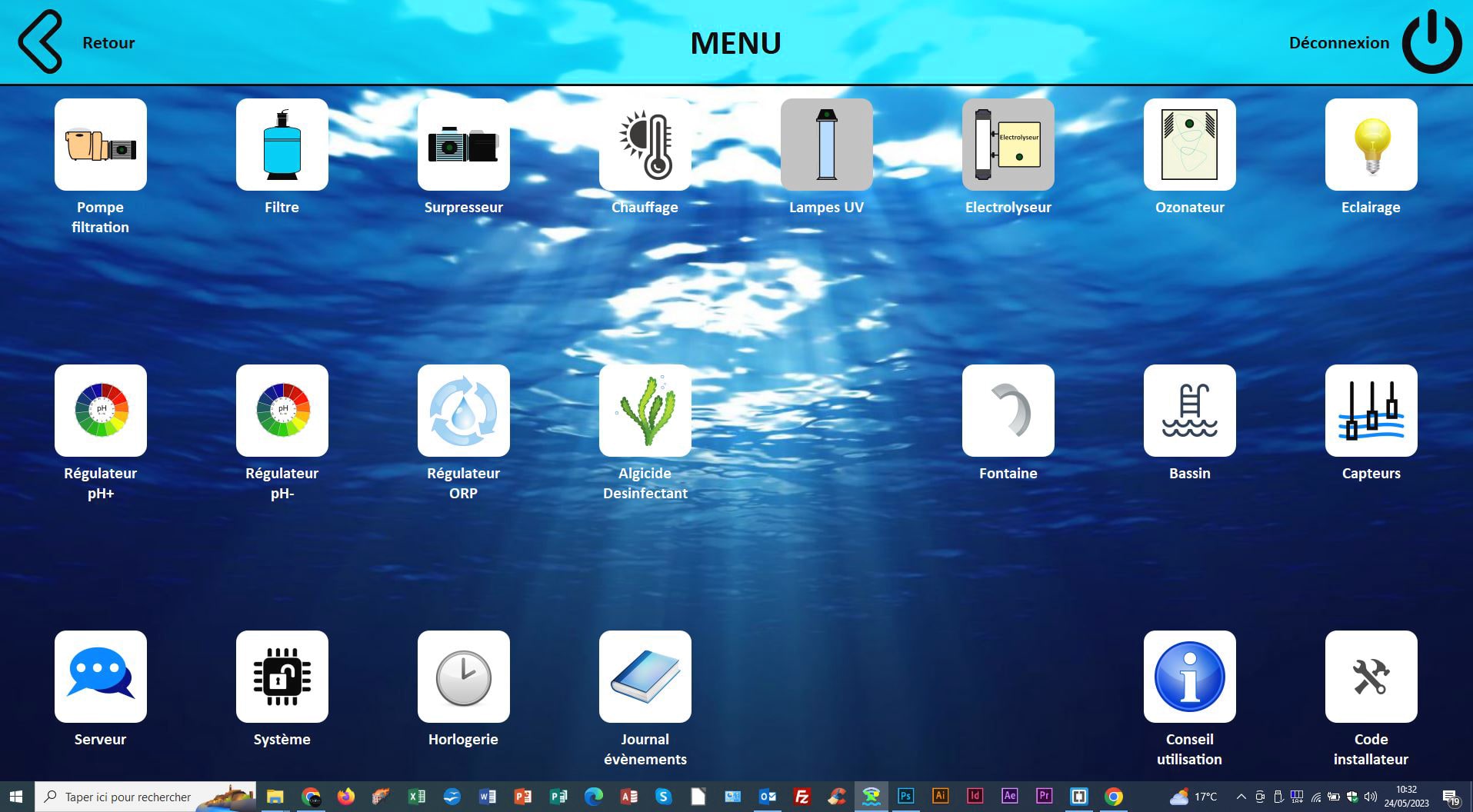 domotique pour piscine et spa