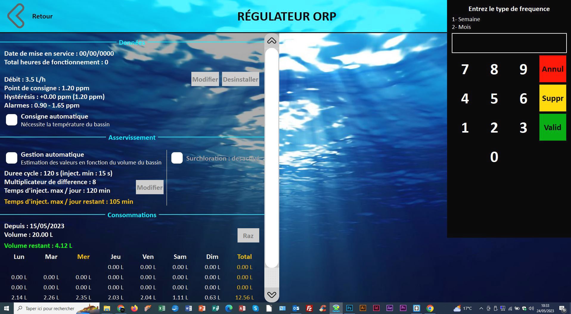 regulateur automatique redox pour piscine